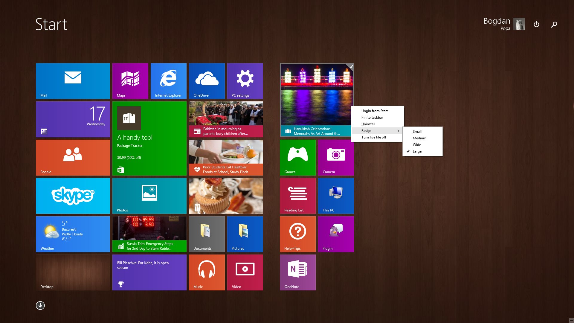 live tiles not working in windows 8.1