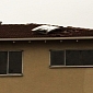 Door Falls Off Plane onto Motel Roof in Monterey