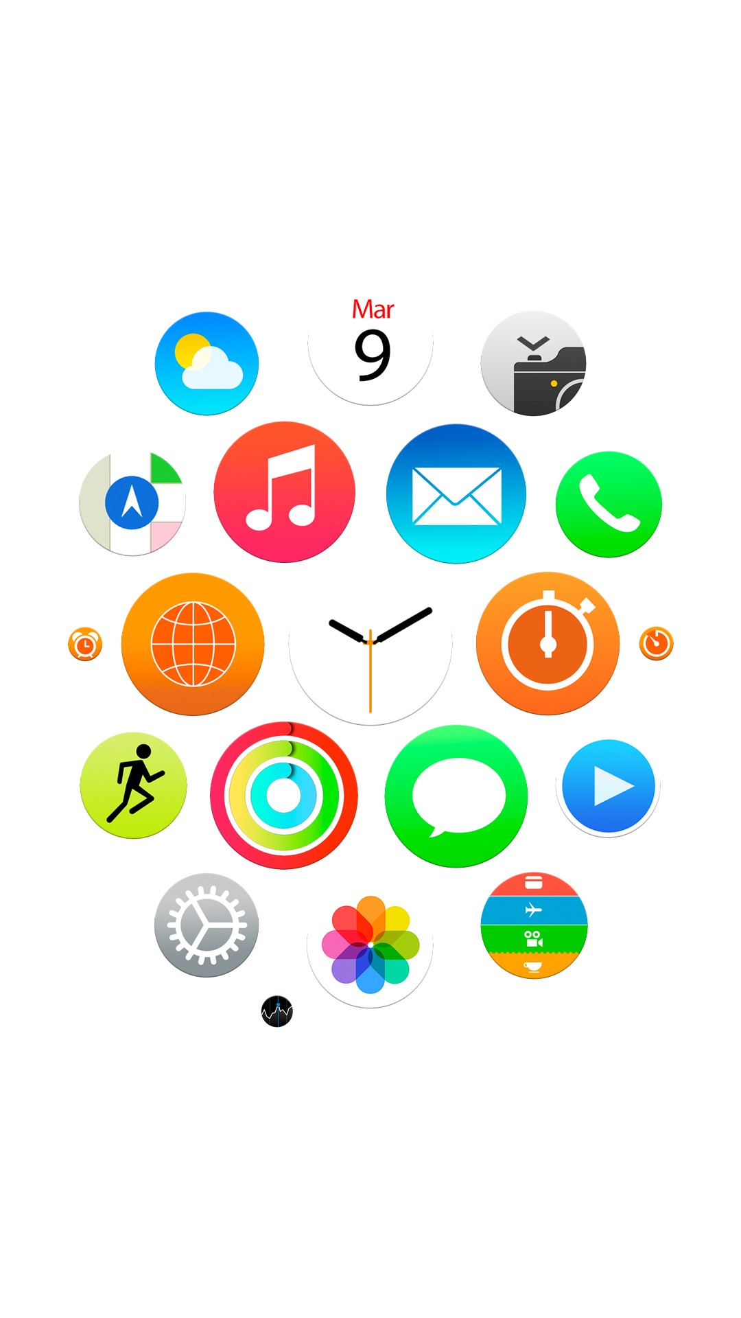 Download Apple Watch Inspired Wallpapers For Iphone Ipad And Mac
