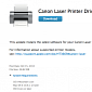 Download Canon Laser Printer Drivers v2.11 for OS X