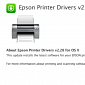 Download Epson Printer Drivers v2.28 for OS X