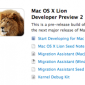 Download Mac OS X 10.7 Lion Preview 2 - Developer News