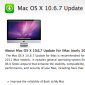 Download New Mac OS X 10.6.7 v1.0 Update for iMac (Early 2011)