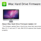 Download New iMac Hard Drive Firmware Update 1.0