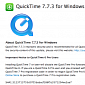 Download QuickTime 7.7.3 for Windows
