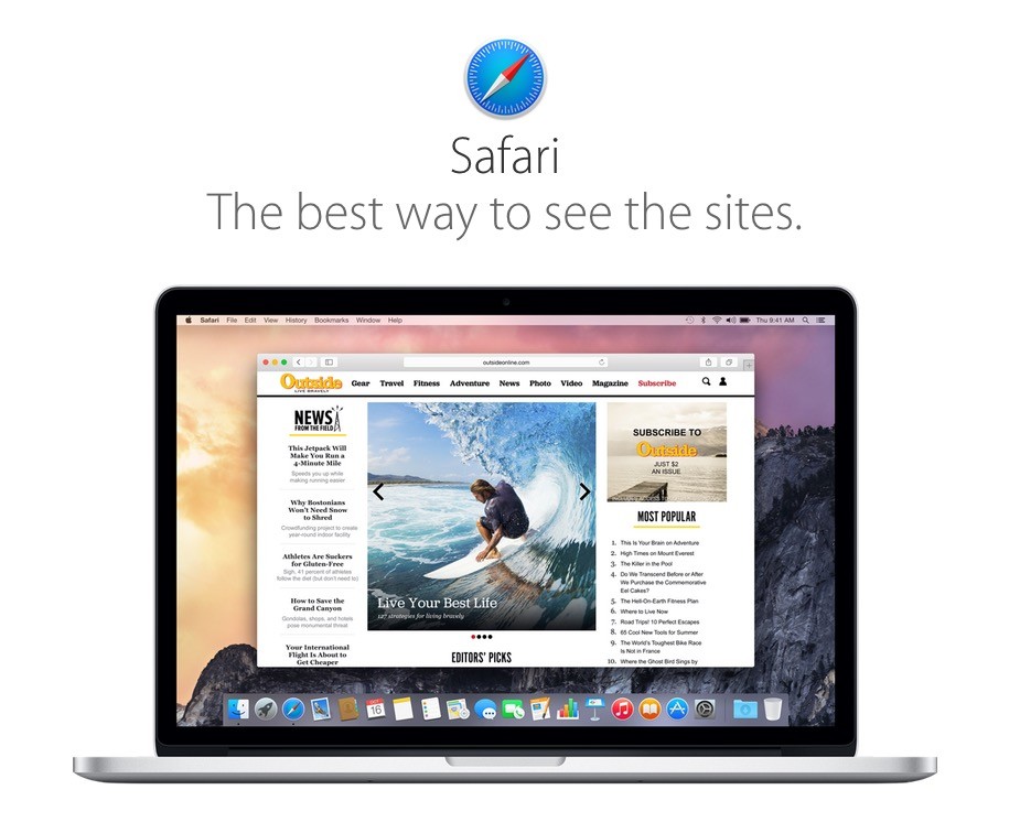 download safari homepage