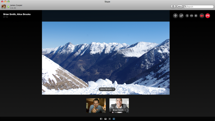 video call on skype for mac