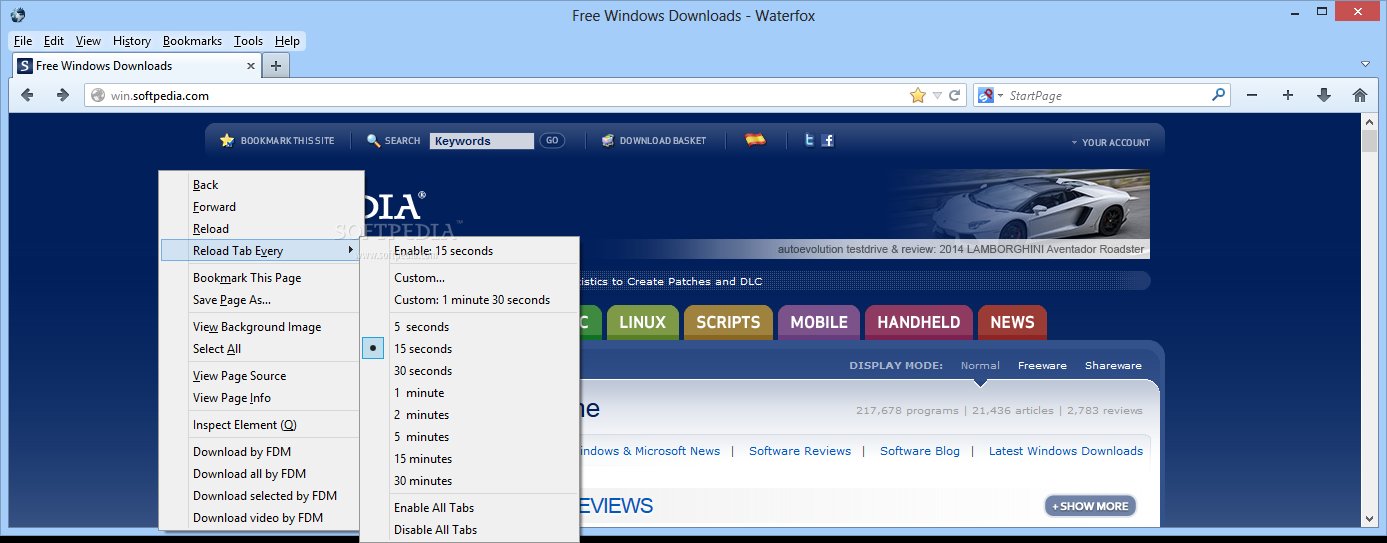 download the new version Waterfox Current G5.1.10