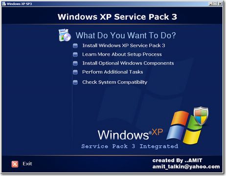 windows xp pro service pack 3