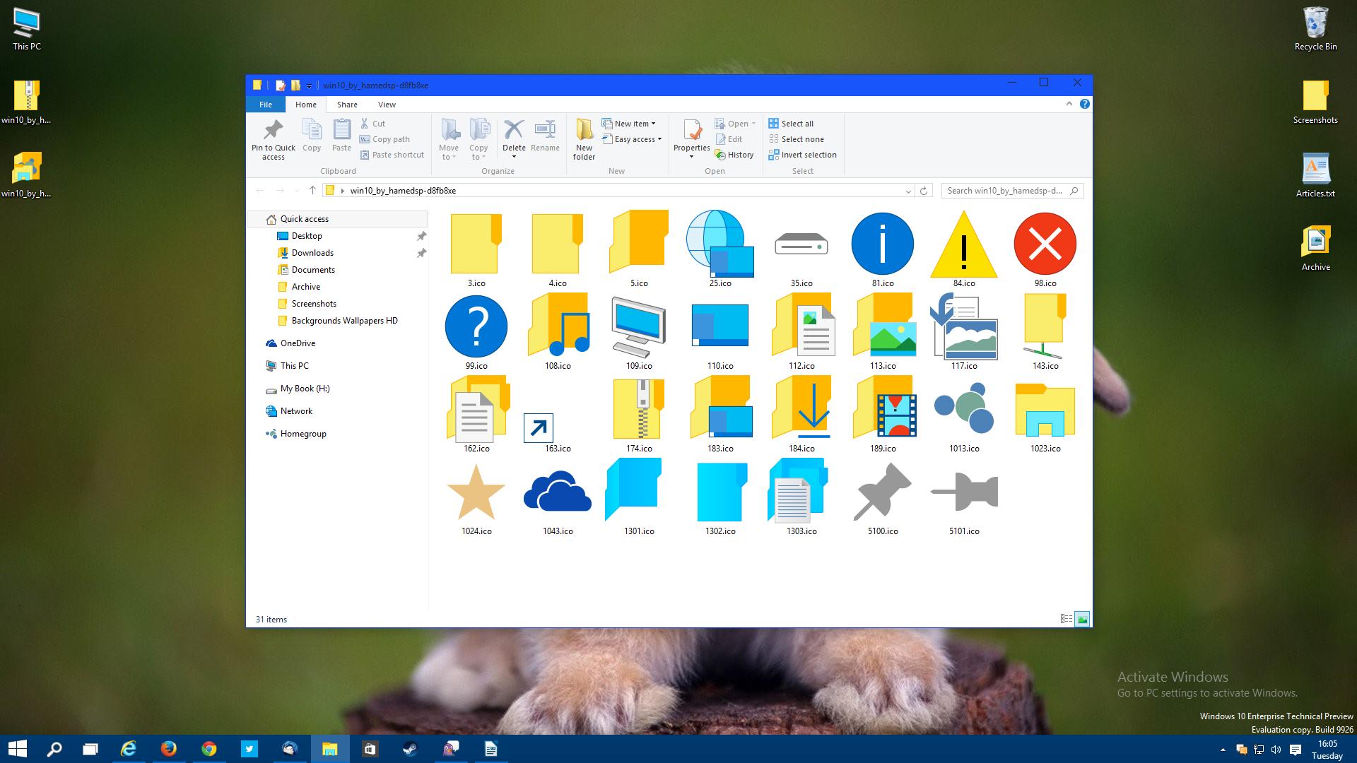 windows 10 theme with icon pack