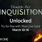 Dragon Age: Inquisition Is Free on Xbox One Until March 16