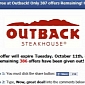 'Eat For Free at Outback' Facebook Scam