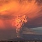 Eerie Human Figure Forms Over Erupting Volcano in Chile