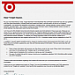 Email Notifications Sent Out by Target Following Data Breach Criticized by Experts