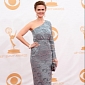 Emmys 2013: Emily Deschanel Wears Vegan Gown, Looks Stunning