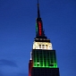 Empire State Building Turns into Spectacular Lights Show