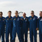 Endeavor's Crew Arrives at KSC for Training