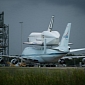 Endeavour Sitting Atop Its Carrier Aircraft [Photo]