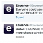 Esurance Super Bowl Twitter Contest Attracts Scammers