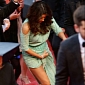 Eva Longoria Has Wardrobe Malfunction at Cannes 2013 – Photo
