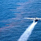 Experts Puzzled at Red Gulf Oil Slick