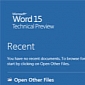 Extensive Office 15 Technical Preview Screenshots Available