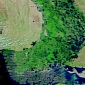 Extent of Pakistan Floods Revealed from Space