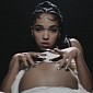 FKA Twigs Gives Birth to a Rainbow of Scarves in “Glass & Patron” Music Video