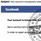 “Facebook Account Locked” Baiting for Credentials