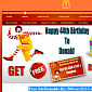 Facebook Celebrates McDonald's Birthday with a Scam