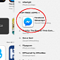 Facebook Messenger Now Top Download on iTunes, Official SMS Killer