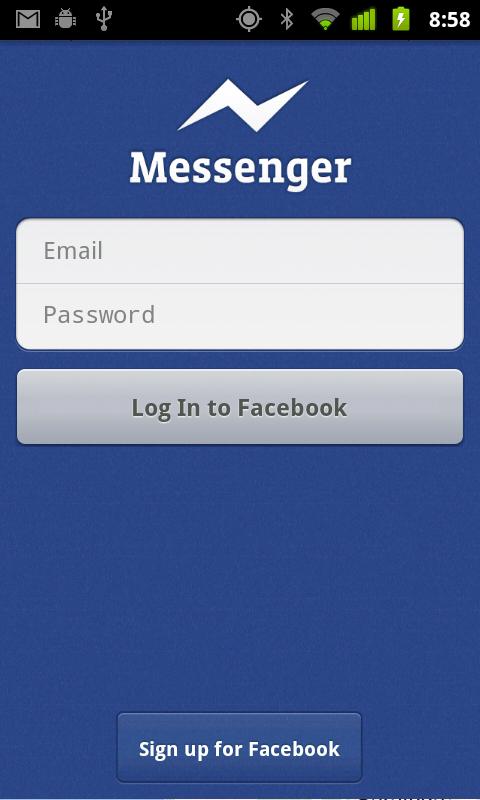 facebook messenger apk size