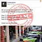 Facebook Scam: Lamborghini Giveaway