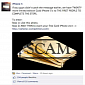 Facebook Scam: Win a Gold iPhone 5