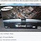 Facebook Scammers Lure with “Samsung 4k Ultra HD Curved TV” Giveaway Bait