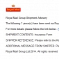 Fake “Royal Mail Shipment Advisory” Emails Used to Distribute Malware
