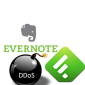 Feedly and Evernote Servers Under DDoS Attack <em>Update</em>