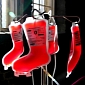 Festive Blood Bags Designed to Stimulate Holiday Donations