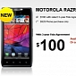 Fido Debuts Motorola RAZR for $100 with Contract