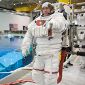 First Atlantis Spacewalk Underway