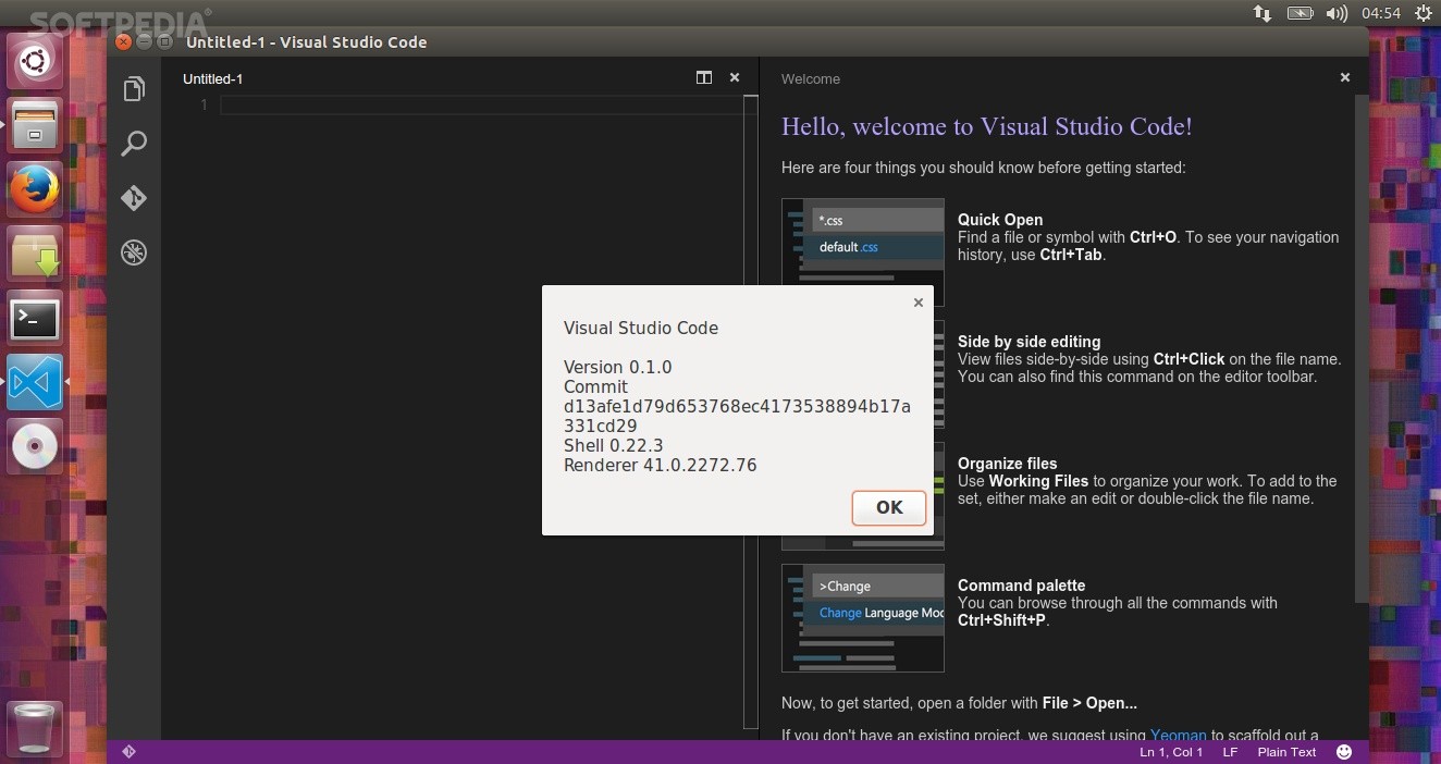 visual studio code in ubuntu