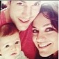 First Photos of Ashton Kutcher and Mila Kunis’ Daughter Wyatt Leak Online