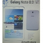 First Samsung GALAXY Note 8.0 Press Render Leaks