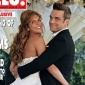 First Wedding Photo of Robbie Williams and Ayda Field