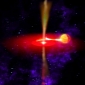 Flaring Black Hole Observed via WISE