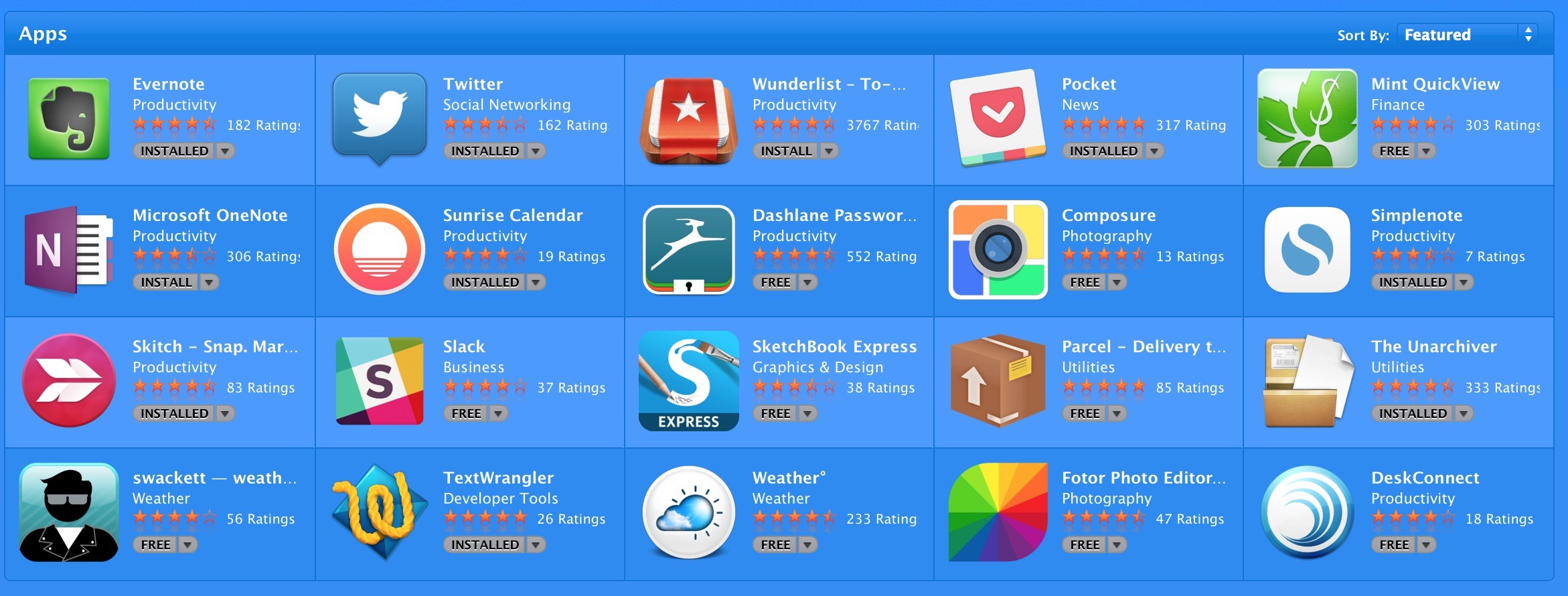 get free apps for mac