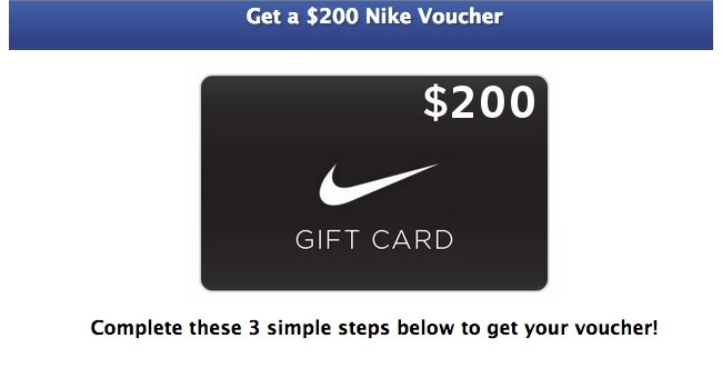 Free Voucher Scam Lures with Offers from Target, Nike and Macy’s
