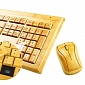 Full Bamboo Wireless Keyboard and Mouse Are Just What They Sound Like