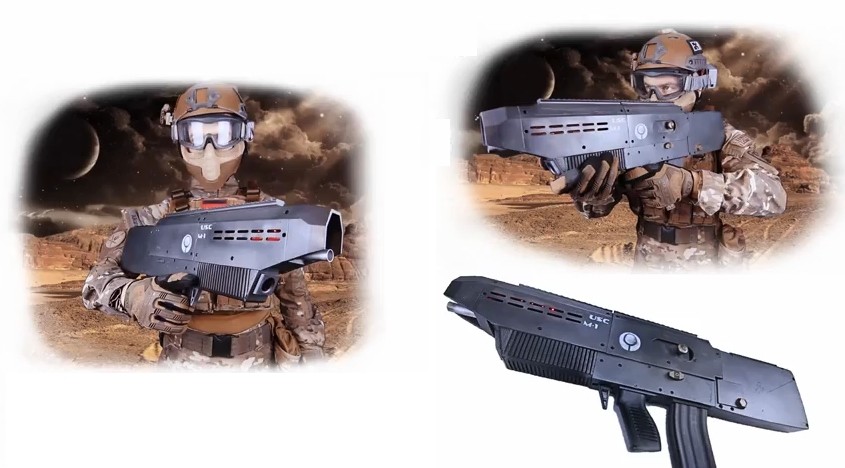 futuristic airsoft pistols