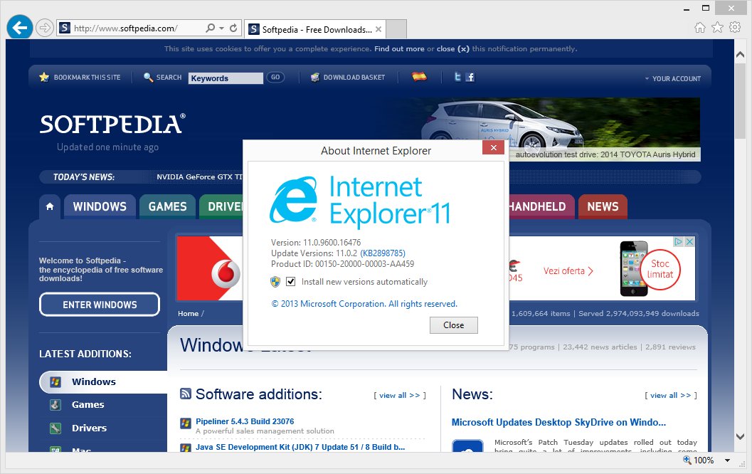 internet explorer 11 latest version download